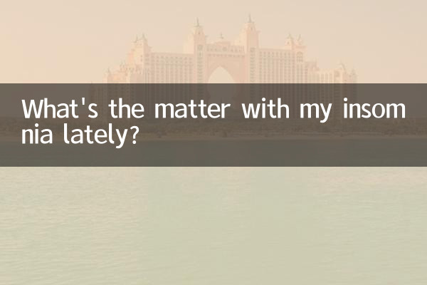 Was ist mit meiner Schlaflosigkeit in letzter Zeit los?