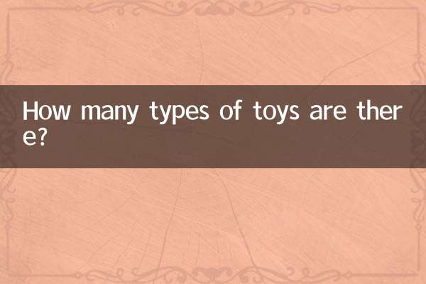 Сколько видов игрушек существует?
