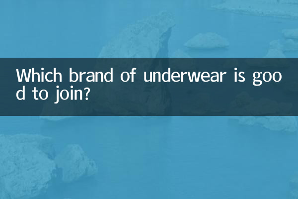 A quale marca di biancheria intima è bene aderire?