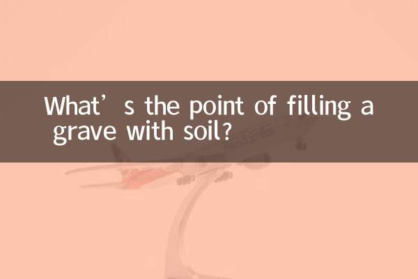 कब्र को मिट्टी से भरने का क्या मतलब है?