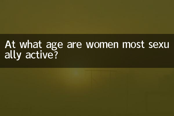 زنان در چه سنی بیشترین فعالیت جنسی را دارند؟
