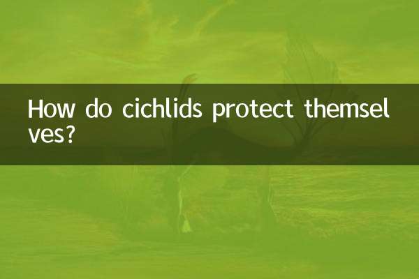 Как цихлиды защищаются?
