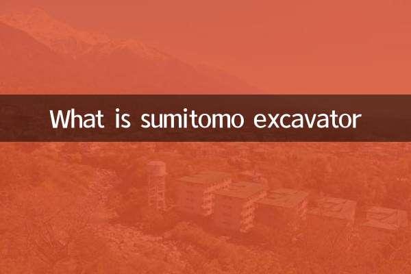 O que é escavadeira Sumitomo