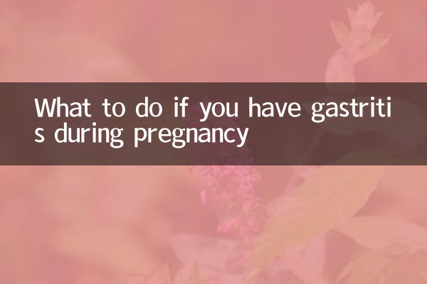 Qué hacer si tienes gastritis durante el embarazo