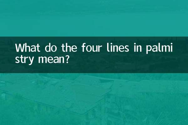 O que significam as quatro linhas da quiromancia?