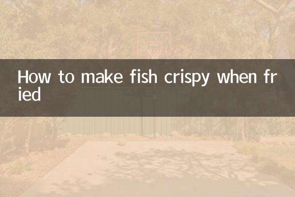 Wie man frittierten Fisch knusprig macht