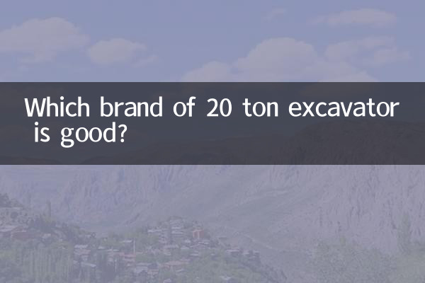 Quelle marque de pelle de 20 tonnes est la bonne ?