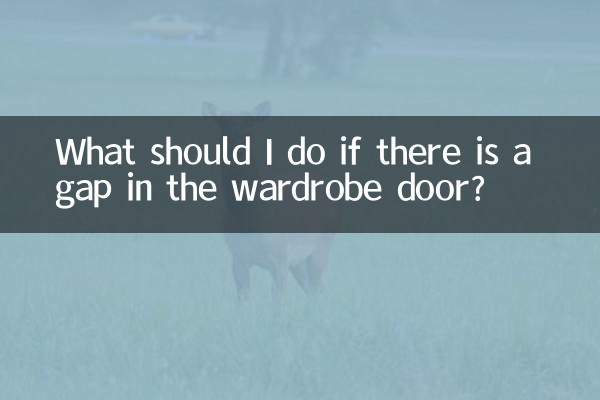 Cosa devo fare se c'è una fessura nell'anta dell'armadio?