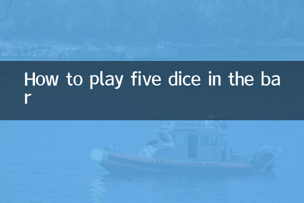 Come giocare a cinque dadi al bar
