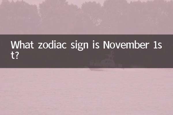 Welches Sternzeichen ist der 1. November?