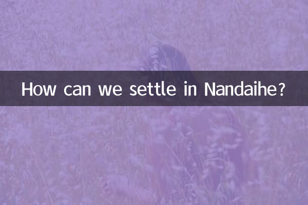 난다이허(Nandaihe)에 어떻게 정착할 수 있나요?