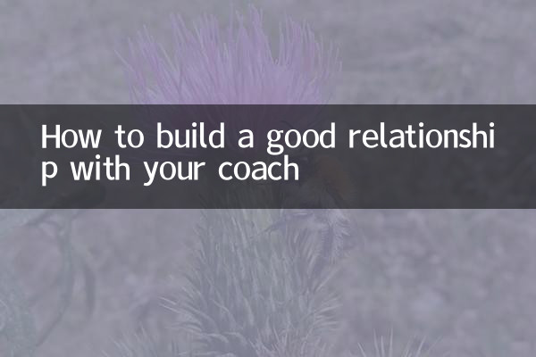 How to build a good relationship with your coach