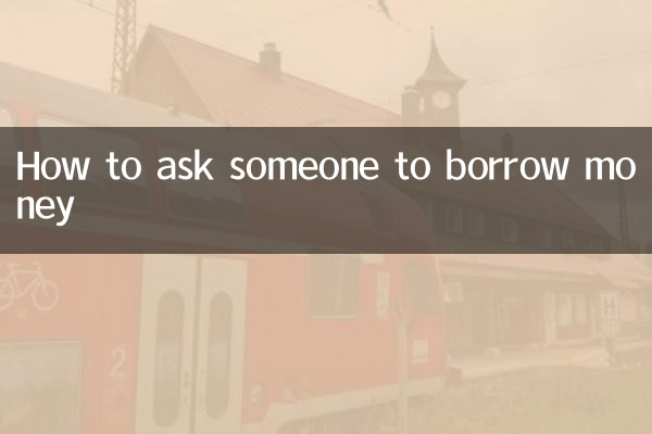 Comment demander à quelqu'un d'emprunter de l'argent