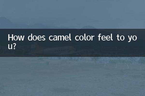 Como é a cor do camelo para você?