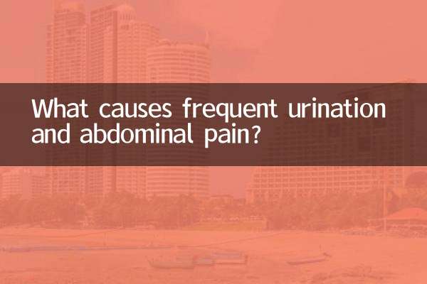 ¿Qué causa la micción frecuente y el dolor abdominal?