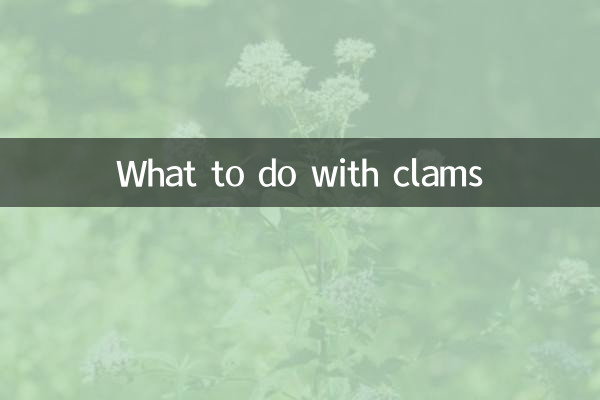 蛤蜊怎麼處理