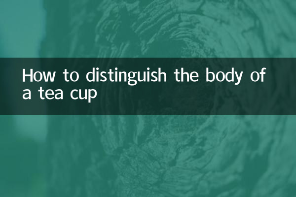 चाय के कप की बॉडी में अंतर कैसे करें?