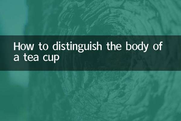 चाय के कप की बॉडी में अंतर कैसे करें?