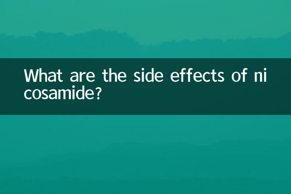 Welche Nebenwirkungen hat Nicosamid?