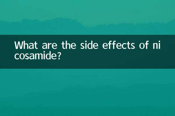 Welche Nebenwirkungen hat Nicosamid?