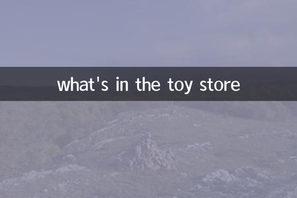 ¿Qué hay en la juguetería?