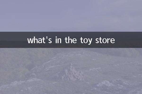 ¿Qué hay en la juguetería?