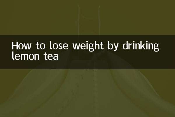 Wie man durch das Trinken von Zitronentee Gewicht verliert