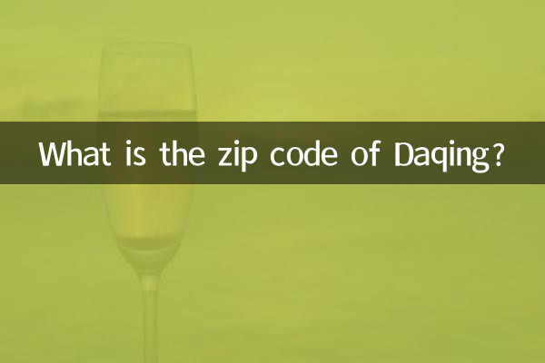 Wie lautet die Postleitzahl von Daqing?