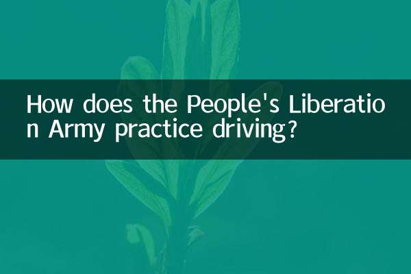Comment l’Armée populaire de libération pratique-t-elle la conduite automobile ?