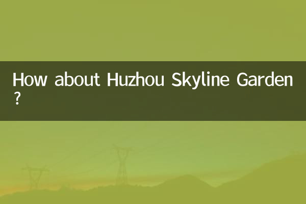 Que diriez-vous du jardin Skyline de Huzhou ?