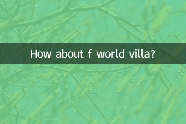 Wie wäre es mit einer Weltvilla?