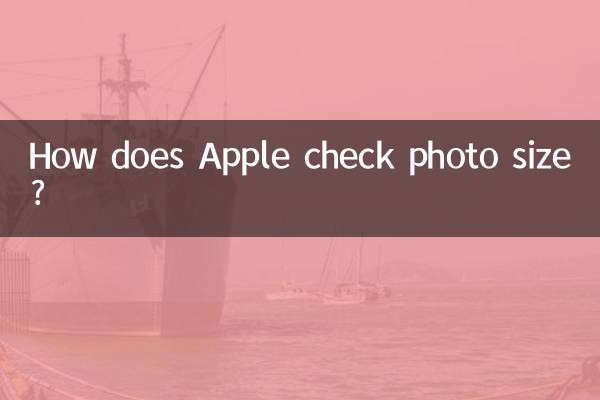 كيف تتحقق Apple من حجم الصورة؟