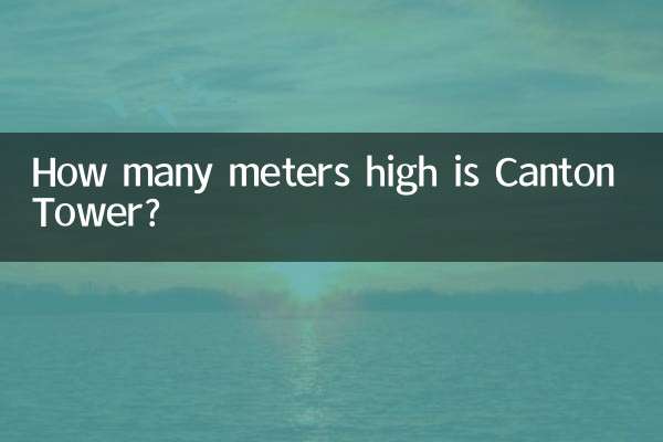 ¿Cuántos metros de altura tiene la Torre de Cantón?