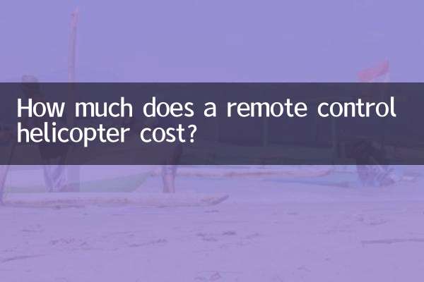 원격 조종 헬리콥터의 가격은 얼마입니까?