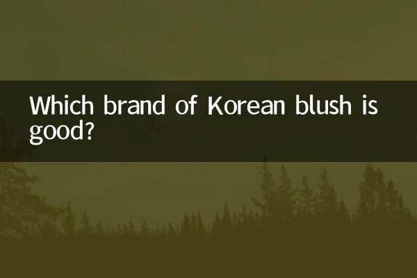 کورین بلش کا کون سا برانڈ اچھا ہے؟