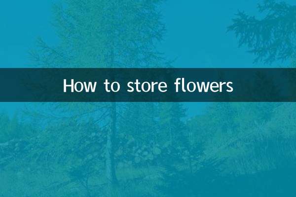 Come conservare i fiori