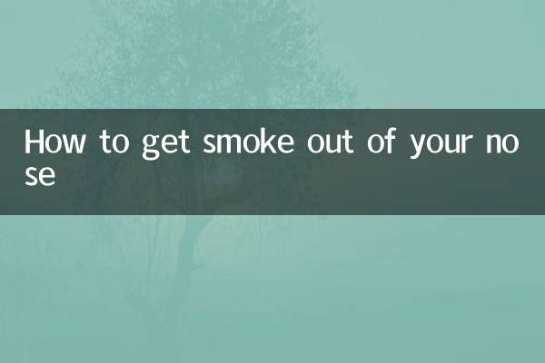 鼻から煙を出す方法
