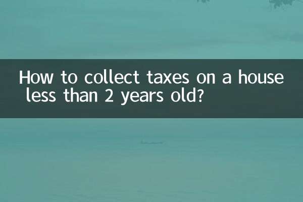 Come riscuotere le tasse su una casa di meno di 2 anni?