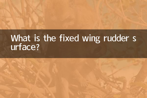 舵面固定翼舵面是什麼
