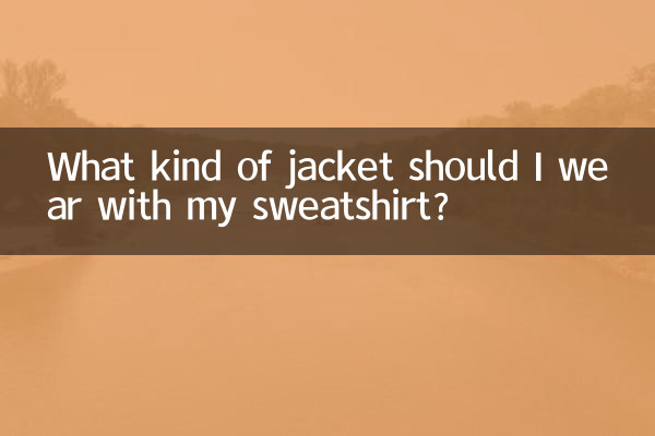 ¿Qué tipo de chaqueta debo usar con mi sudadera?