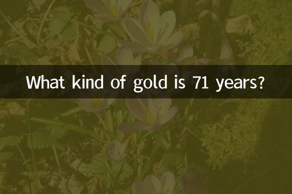 Что за золото 71 год?