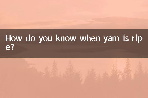 山药怎么知道熟了