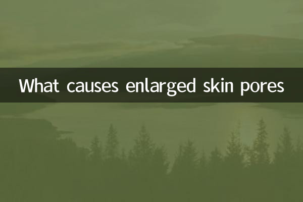 Was verursacht vergrößerte Hautporen?