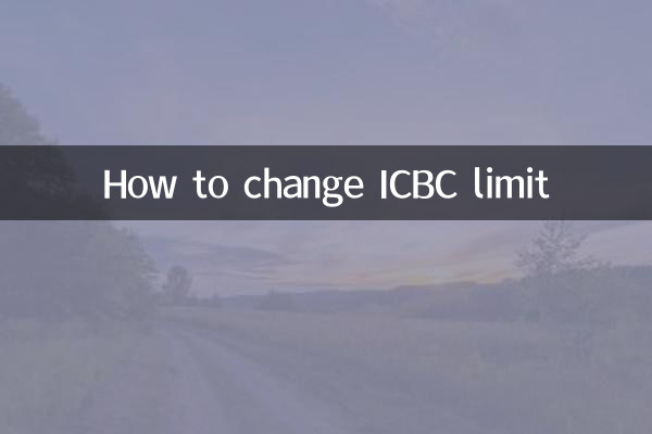 So ändern Sie das ICBC-Limit