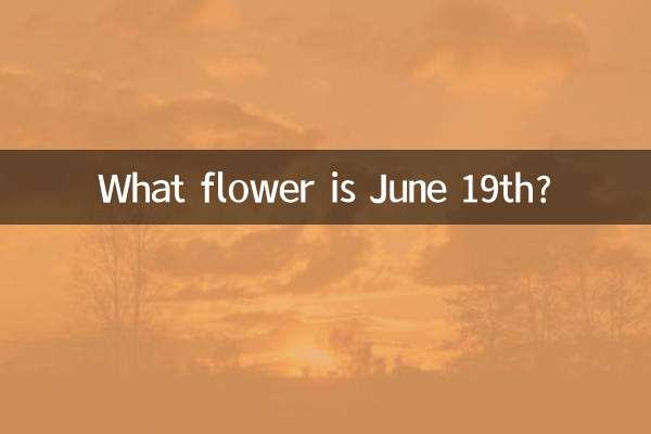 6月19日是什么花