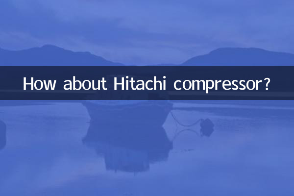 E o compressor Hitachi?