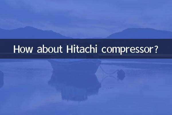 Che ne dici del compressore Hitachi?