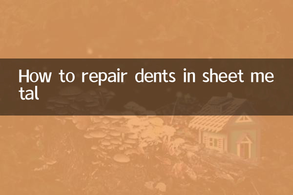 Cómo reparar abolladuras en chapa