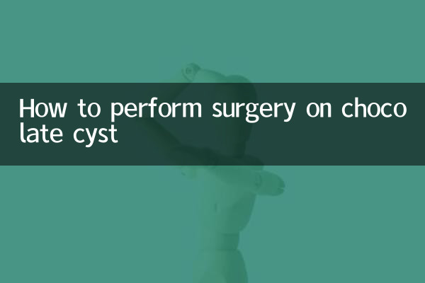 巧克力囊腫怎麼手術