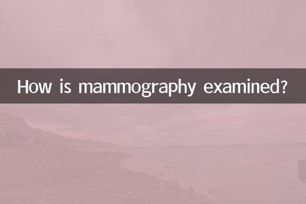 Como a mamografia é examinada?